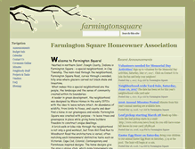 Tablet Screenshot of farmingtonsquare.org